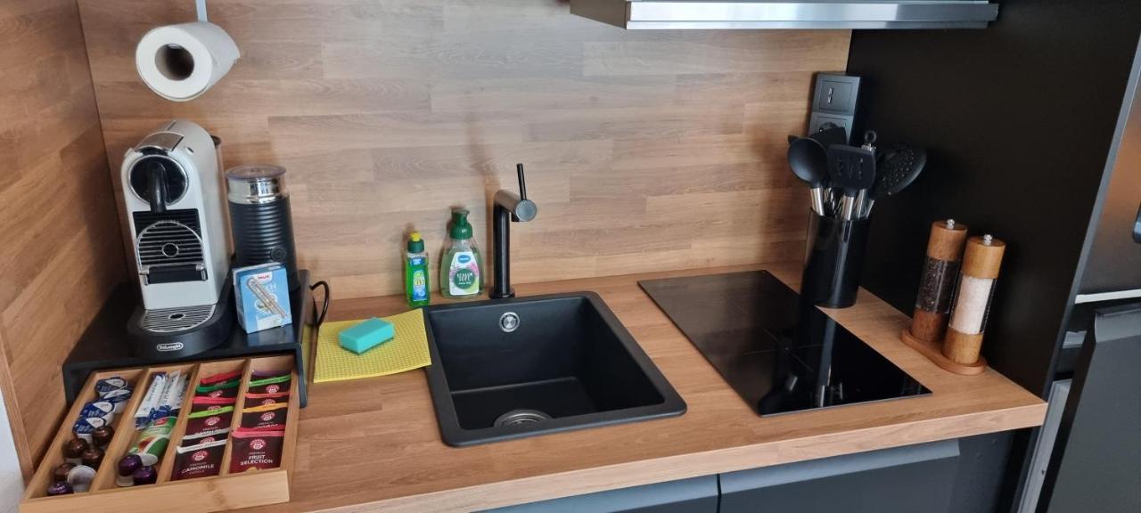 Federnest - Luxus-Studio - Kingsize Boxspringbett - Home-Office Mit Monitor Und Drucker - 11 Min Hbf Duisburg Exteriör bild