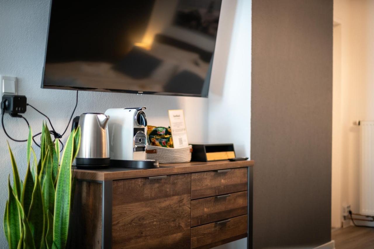 Federnest - Luxus-Studio - Kingsize Boxspringbett - Home-Office Mit Monitor Und Drucker - 11 Min Hbf Duisburg Exteriör bild